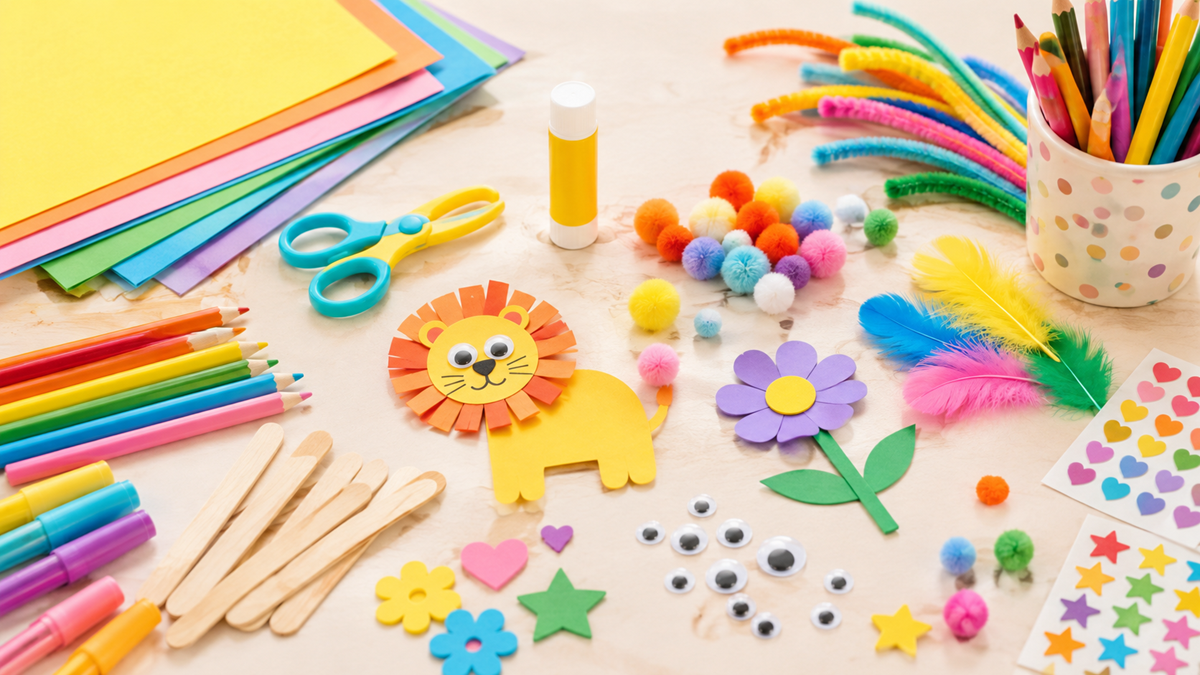 13 knutselmaterialen voor de kleuterklas: 10 basismaterialen + 3 tips van een leerkracht