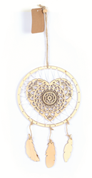GC Houten Dromenvanger Hart 16x25 cm