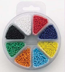 Glazen Rocailles Set Opaque 8 kleuren