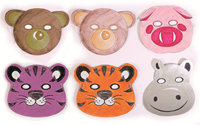 GC Dieren Maskers 6 stuks-3