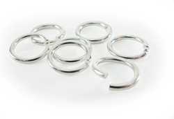 GC Metalen Ringen Rond 7 mm Zilver 20 stuks