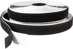 CC Klittenband 20 mm 5 m Zwart
