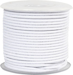 CC Elastiek Koord 2 mm 25 m Wit
