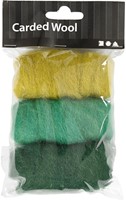 CC Gekaarde Wol Set 3x10gr Groene Harmonie-2