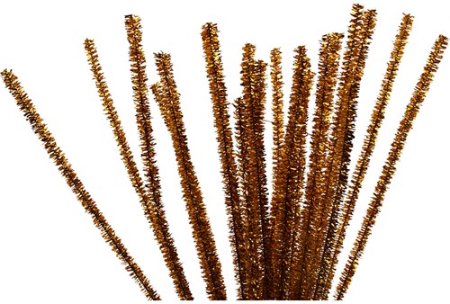 CC Chenilledraad Goud 6 mm 24 stuks