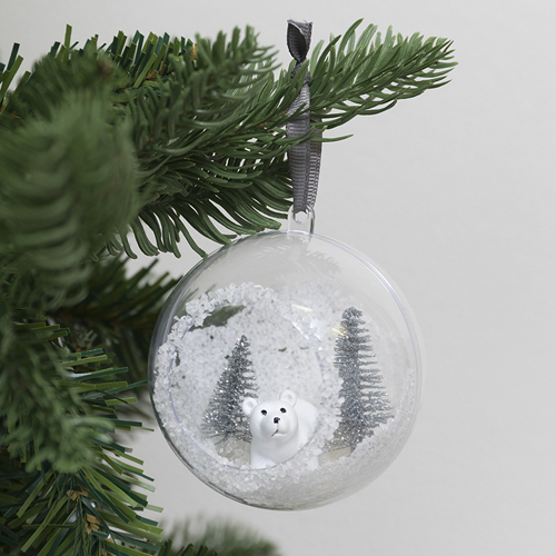 CC Decoballen met Opening 8 cm, Transparant 5 stuks-2