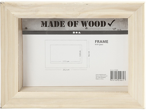 CC Houten 3D Lijst 18,2x23,2 cm
