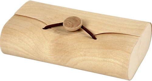 CC Hout Fineer Envelop Doos 13x8x3,5 cm