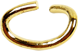 CC Metalen Ringen Ovaal 0,7 mm Goud 50 stuks