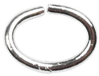 CC Ringen Ovaal 4,6 mm Zilver 40 stuks