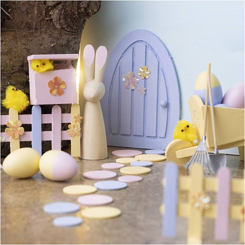 Mini paashoekje maken