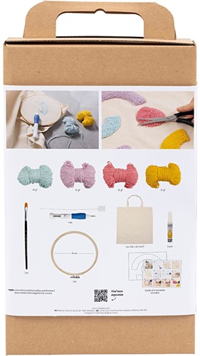 CC Hobbyset Punch Needle Draagtas Pastelkleuren-3