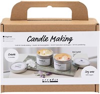 CC Mini Hobbyset Kaarsgieten Sojakaars met Kristallen