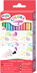 Aladine Kids Colors Magic Contourstiften 6 stuks