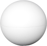 Piepschuim 2-delige Bal 20 cm