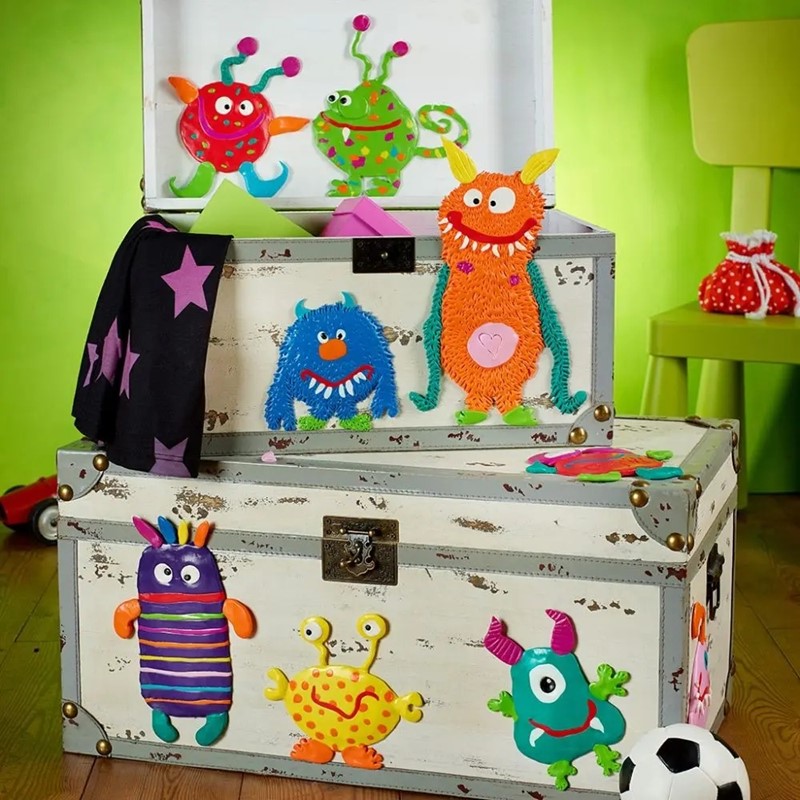 Fantasie monsters maken van polymeer klei