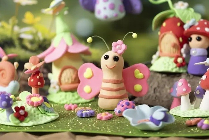 Insecten en vlinders maken van Silk Clay