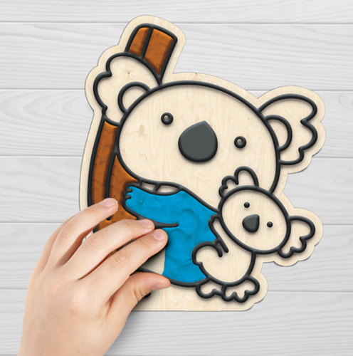 Splat Planet Clay Colouring Set Dieren 24 x 23,7 x 2,7 cm-2