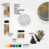 Jesmonite AC100 Kit Micro Ronde Onderzetter-3