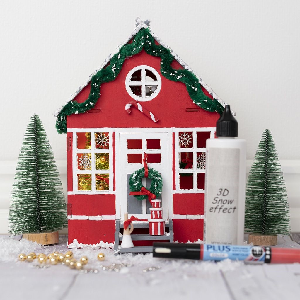 Maak een gezellig kabouterhuisje voor kerst