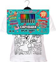 Splat Planet T-Shirt Kleuren Set Cappibara 5 - 6 Jaar
